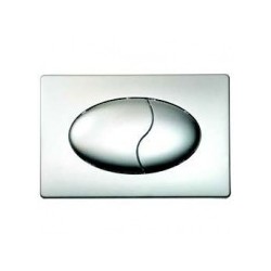 Oval WC Flush Button Chrome(Not Suitable for 1.18m Frame)