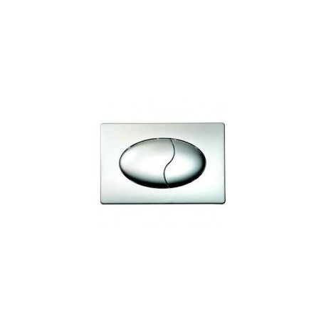 Oval WC Flush Button Chrome(Not Suitable for 1.18m Frame)