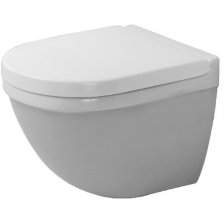 Duravit Starck 3 Wall Mounted Compact WC, Invisible fixing 222709000