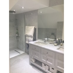 Carrara Tiled bathroom
