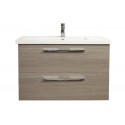 Project Double Drawer Vanity Smoke