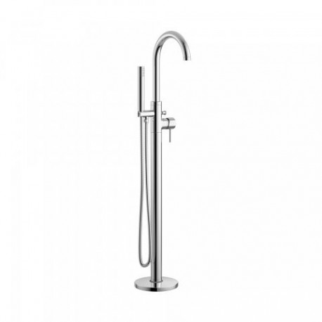 Round Lever Free Standing Bath Shower Mixer