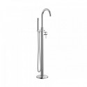 Round Lever Free Standing Bath Shower Mixer