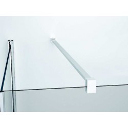 Square Straight Support Bracket for Wet Room Glass