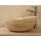 Style 1 Sloping Hand Crafted Natural Stone Bowl(Dia 42cm Height 15cm)