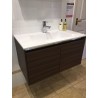 Ex Display Madsion 82cm Rosewood Two Door Vanity