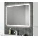 Steam free LED mirror with ambient lighting 