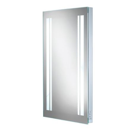 LED w 45 back-lit mirror with shavor socket.