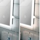 LED back-lit mirror with shavor socket various sizes