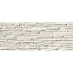 Strata White Porcelain Feature Tile