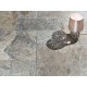 Tumbled Silver Honed Travertine