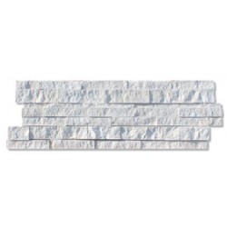 White Natural Stone Split Face Feature Tile