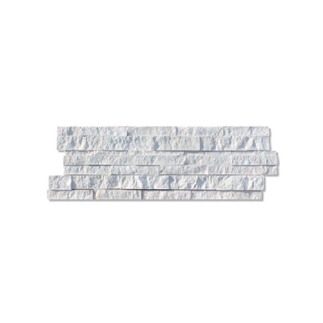 White Natural Stone Split Face Feature Tile