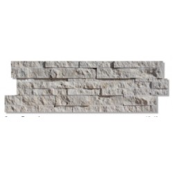 White Natural Stone Split Face Feature Tile