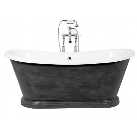 Arley 170x75cm Painted Graphite Waxed Free Standing bath