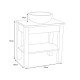 Set 2 Open Oak Vanity