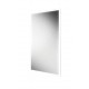 Landscape or portrait steam free LED mirror with ambient lighting & sensor switch.