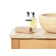 Set 2 Open Oak Vanity 90cm