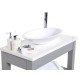 Set 2 Open Drawer Painted Vanity 90cm