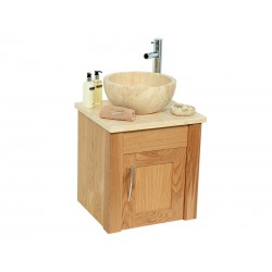 Set 10 Wall Hung Oak Vanity