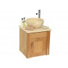 Set 10 Wall Hung Oak Vanity 50CM