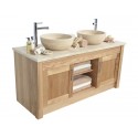 Set 11 Oak Vanity 152CM