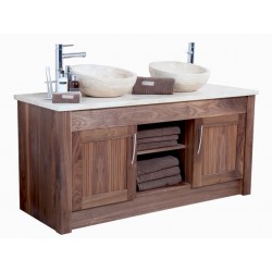 Set 11 Walnut Vanity 152CM