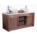 Set 11 Walnut Vanity 152CM