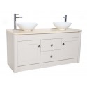 Set 11 Painted Door Drawer Vanity 152CM