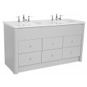 Set 12 Painted  Six Drawer Vanity 152CM