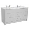 Set 12 Painted  Six Drawer Vanity 152CM