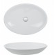 Madison Oval Ceramic White Countertop Bowl