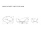 Madison Twist Gloss White Countertop Composite Basin