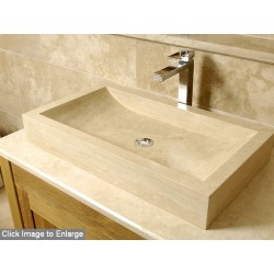 Style 9 Rectangular Natural Stone Basin