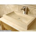 Style 9 Rectangular Natural Stone Basin