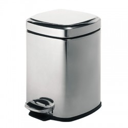 Square Pedal Bin 5 Litre