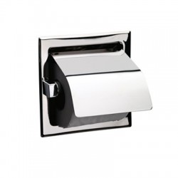 Recessed Roll Holder With Cover