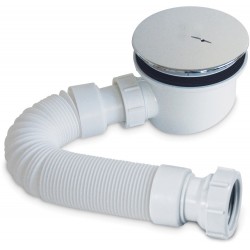 90mm fastflow shower waste and flexipipe connector