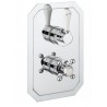 Henbury XL Thermostatic Shower Valve - Traditional Round One Way Mixer 