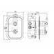 Henbury XL Thermostatic Shower Valve - Traditional Round Two Way Mixer 