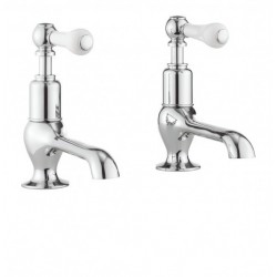 Henbury Long Spout Basin pillars taps 