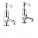 Henbury Long Spout Basin pillars taps 