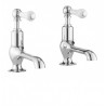 Henbury Long Spout Basin pillars taps 