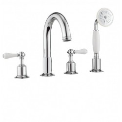 Henbury 4th Bath set with pull up shower