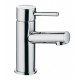 Round Lever Short Basin Mixer