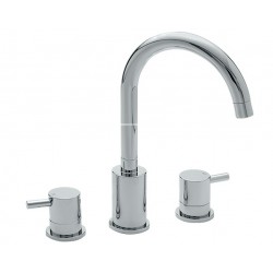 Round Lever 3th Basin Mixer