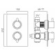 Stonewood One Outlet Thermostatic Shower Valve 