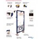 0.98m Wall Mounted WC Frame(Requires Flush Button see Flush Options)
