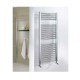 Straight Heated  Chrome Towel Rail