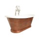 Arley 170x75cm Painted Bronze Waxed Free Standing bath